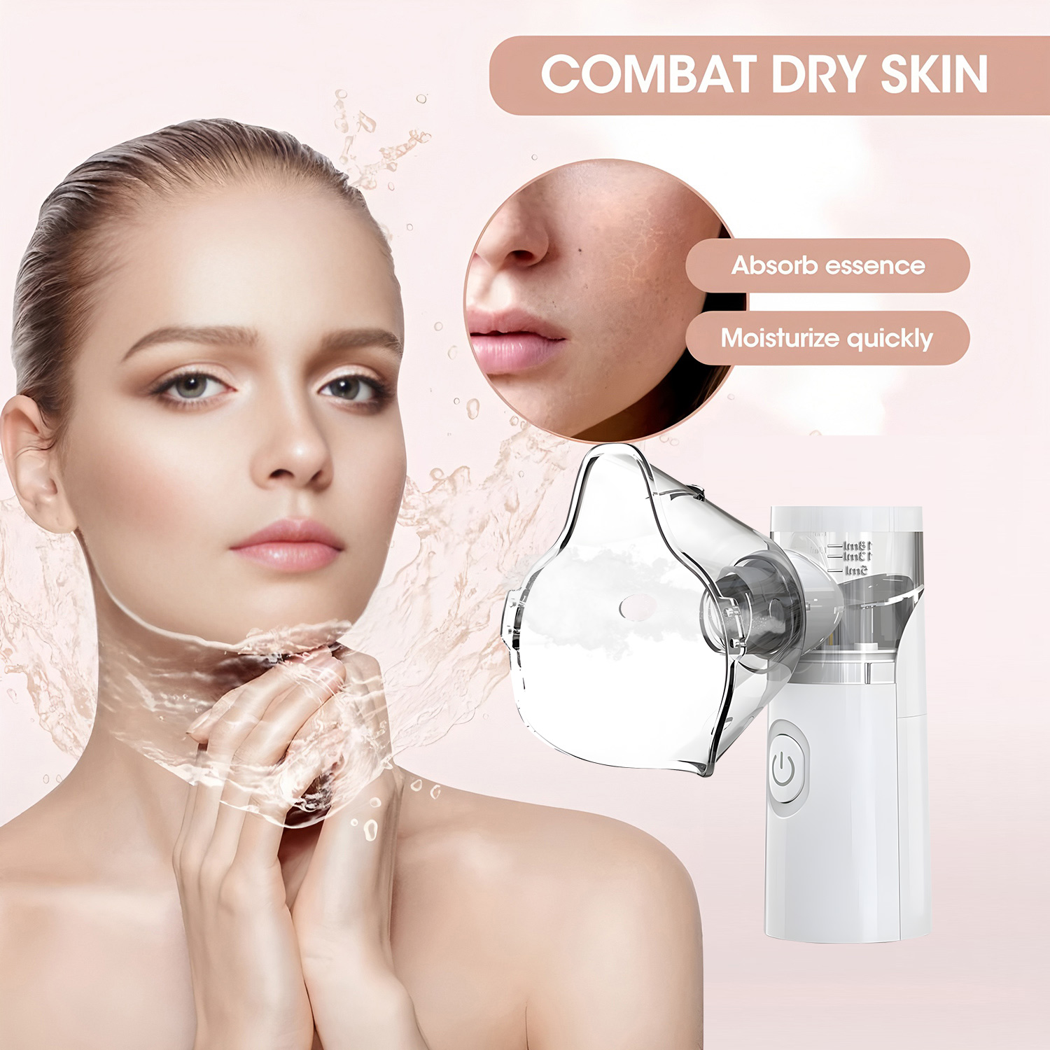 Facial Steamer Nano - 새로운 휴대용 페이셜 스티머 3단계 자동