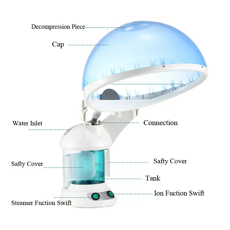 다기능 2in1 나노 이온 헤어 페이셜 스티머 헤어 케 - Facial Steamer Nano 리뷰 및 가격