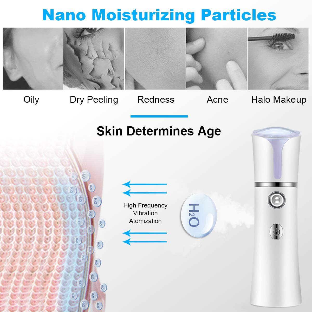 나노 미스트 페이셜 스프레이 어 USB 가습기 충전식  - Facial Steamer Nano 리뷰 및 가격