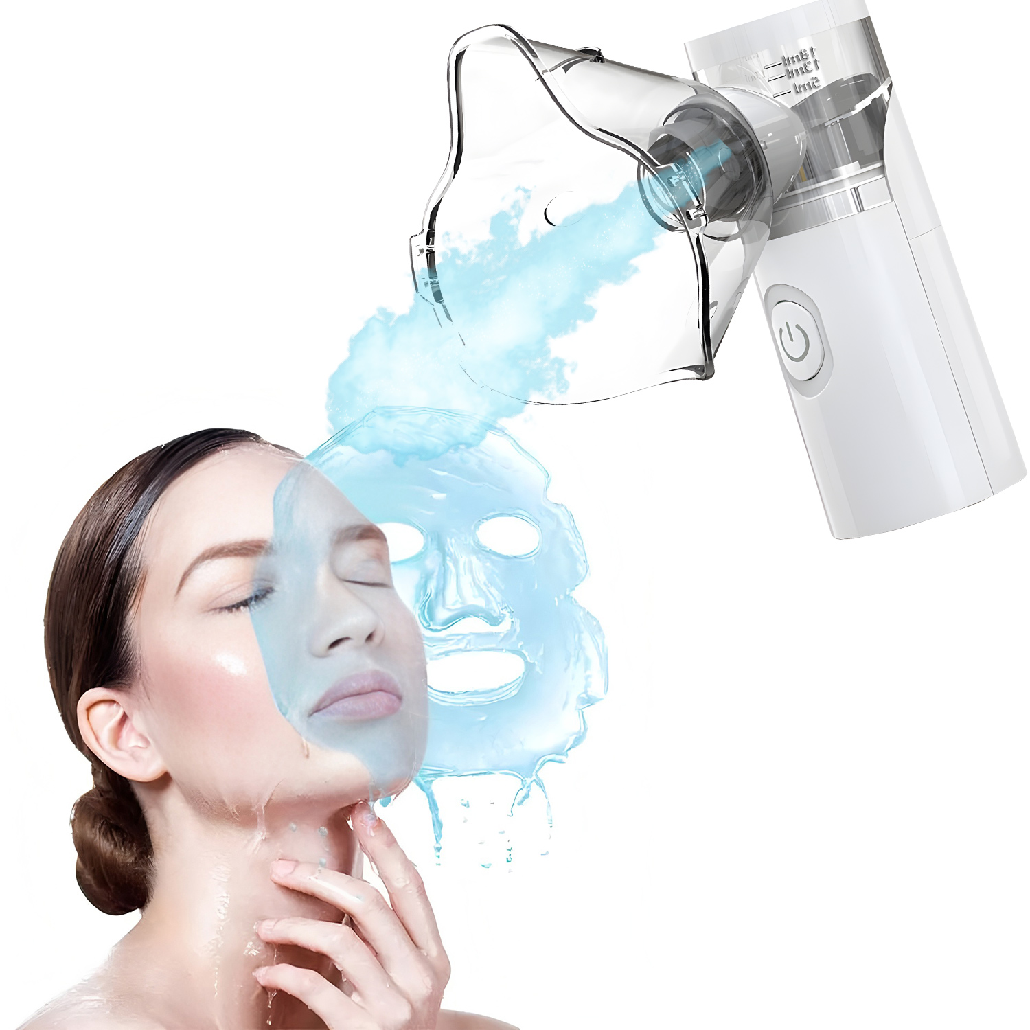 새로운 휴대용 페이셜 스티머 3단계 자동 세척 나노 콜 - Facial Steamer Nano 리뷰 및 가격