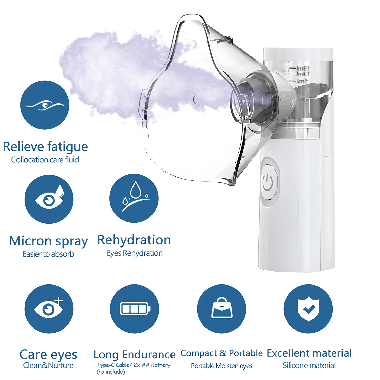 새로운 휴대용 페이셜 스티머 3단계 자동 세척 나노 콜 - Facial Steamer Nano 리뷰 및 가격
