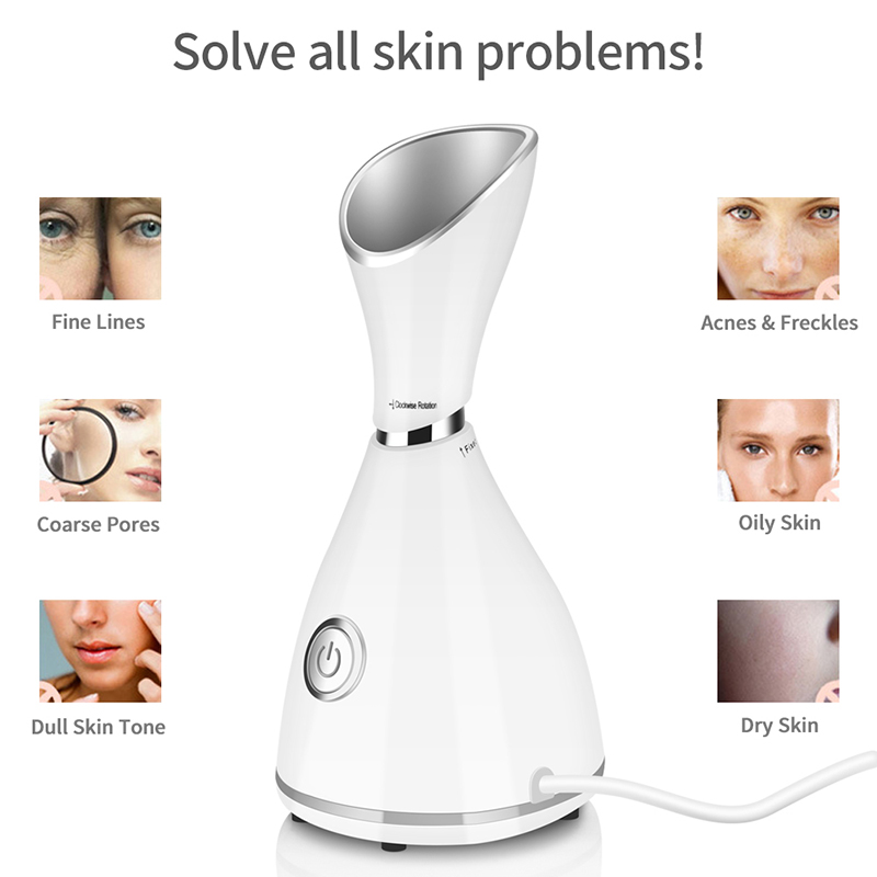 휴대용 나노 이온 핫 미스트 페이셜 스티머 전문 수분  - Facial Steamer Nano 리뷰 및 가격