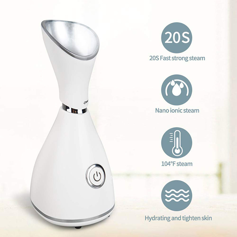 휴대용 나노 이온 핫 미스트 페이셜 스티머 전문 수분  - Facial Steamer Nano 리뷰 및 가격