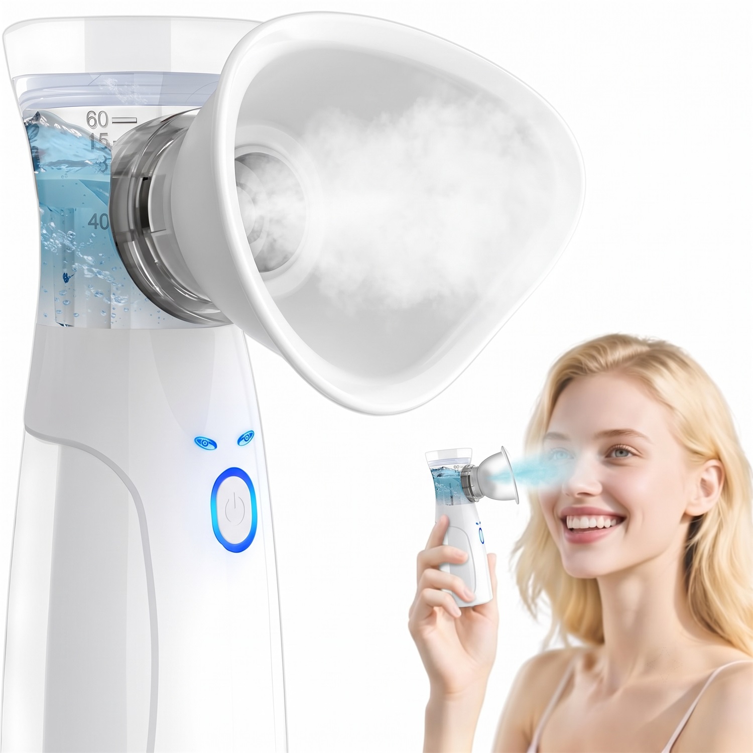 휴대용 페이셜 나노 미스터 휴대용 수분 공급 가습기,  - Facial Steamer Nano 리뷰 및 가격